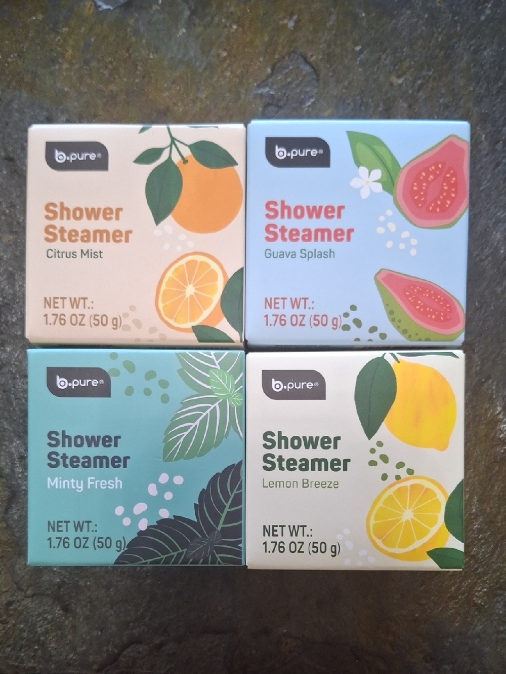 Shower Steamers - Assorted Scents (Minty Fresh, Citrus, Guava, Lemon)